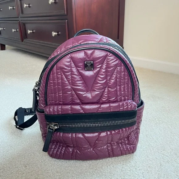 MCM Kissen Backpack MCM Large Brandenburg Backpack in Visetos and Nappa Leather  main image 2